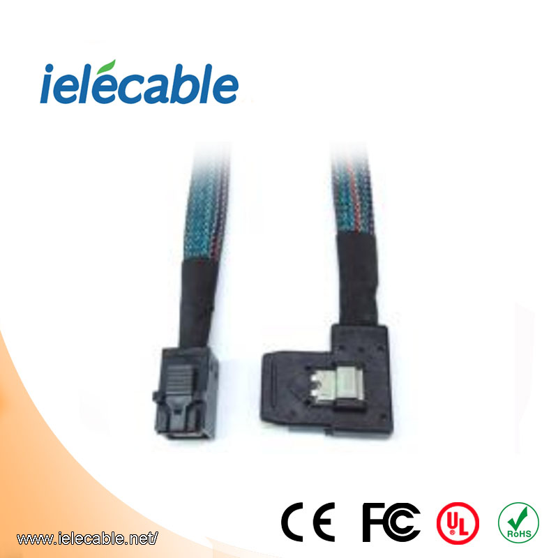 MINISAS (SFF8643) TO MINISAS 36PIN(SFF8087)  Right turn90