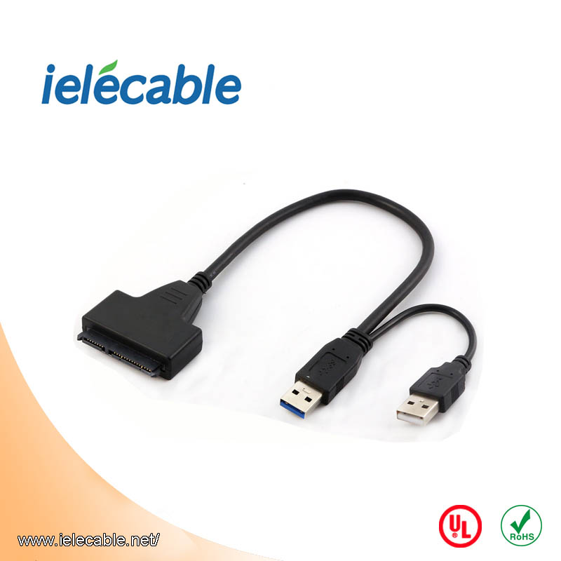 USB 3.0 to 22Pin SATA data and power cable  
