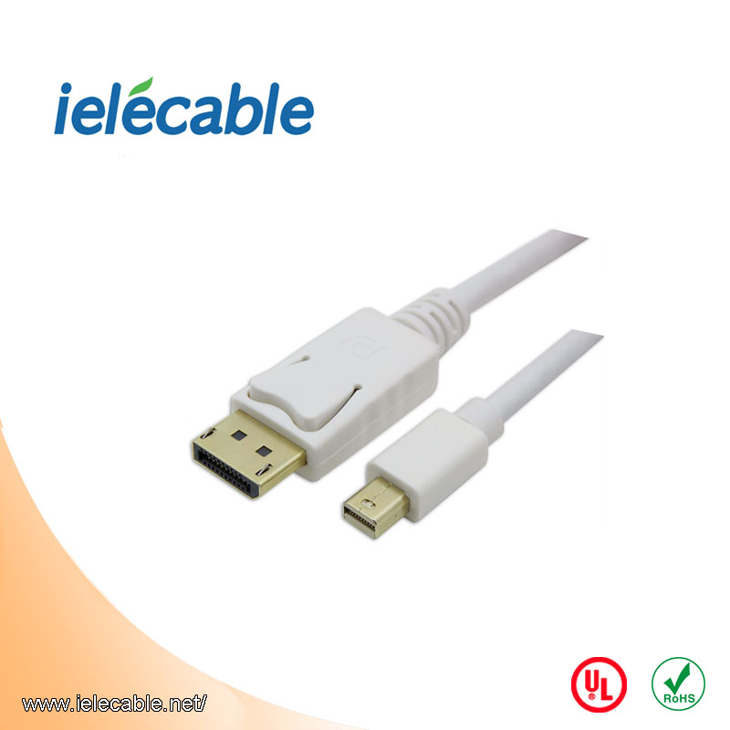 Mini DisplayPort to DisplayPort Male to Male Cable