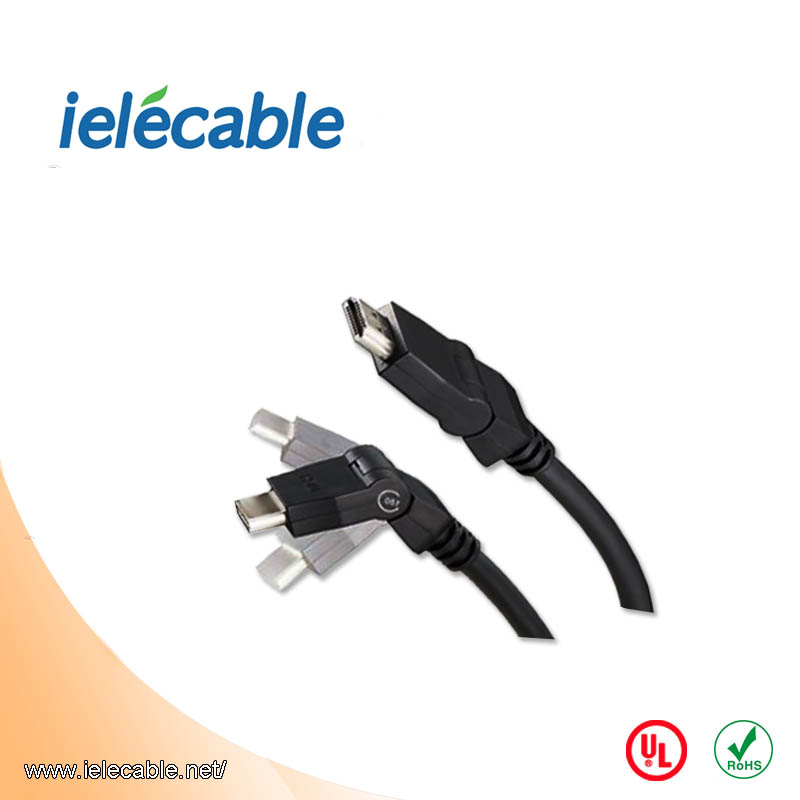 HDMI 180 Degree Male to Male Rotating Cable 