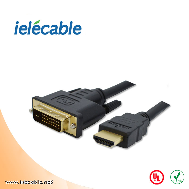 HDMI male to DVI male cable