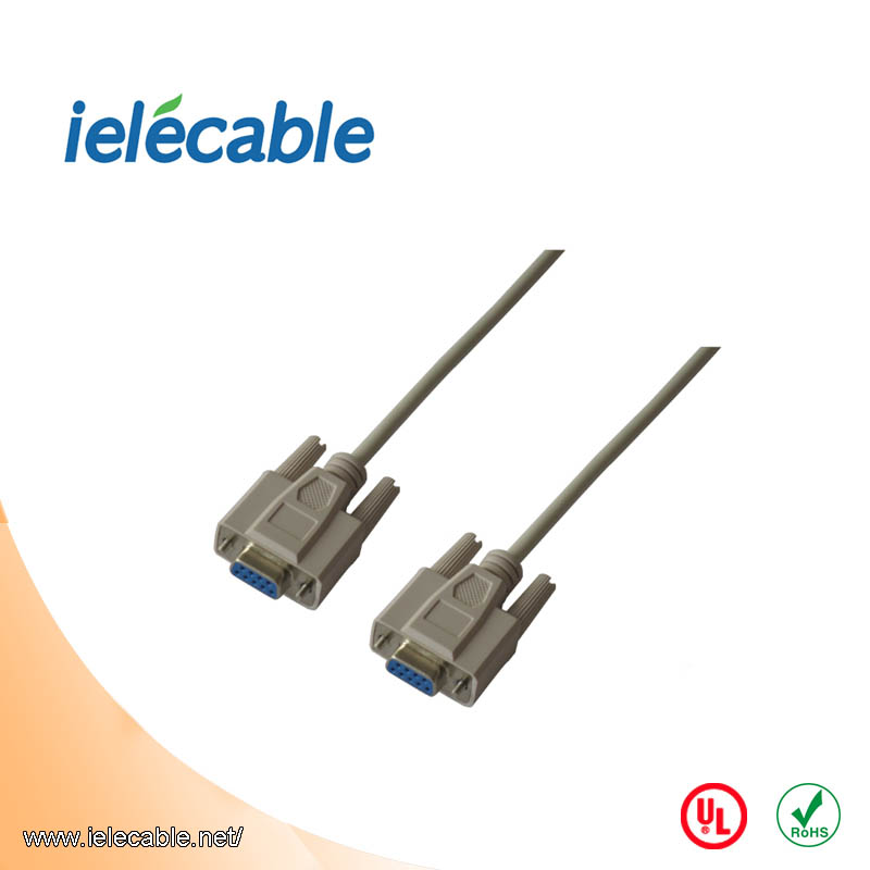 DB9 female to female cable with Screw
